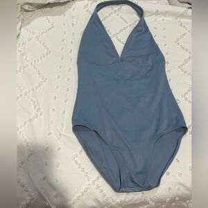Steel Blue Class In Halter Leotard size medium